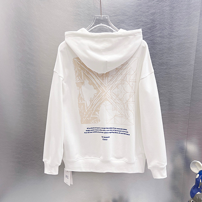 off white architectural sketch arrow hoodie